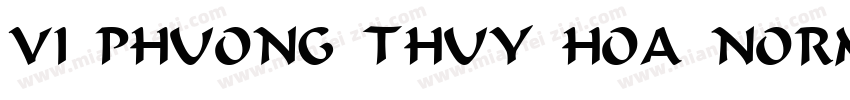 VI Phuong Thuy Hoa Normal字体转换